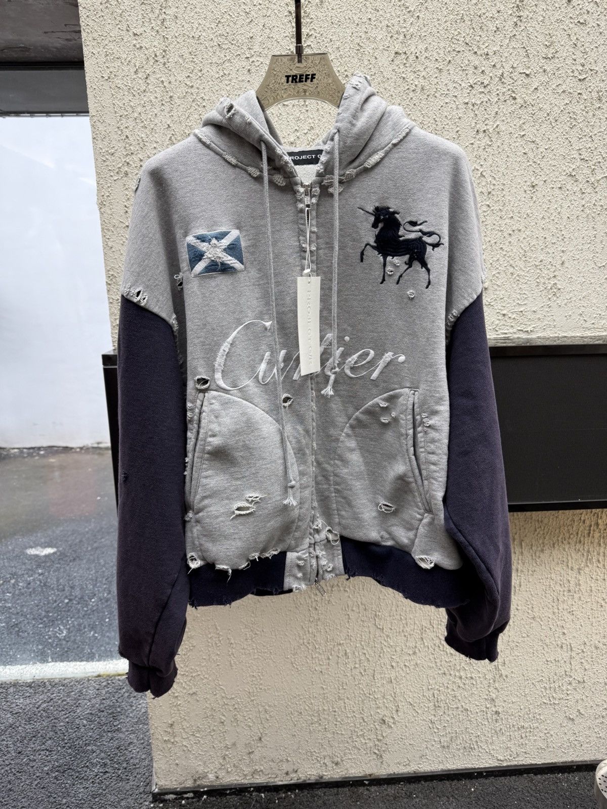 PROJECT GR CUNTIER ZIP HOODIE