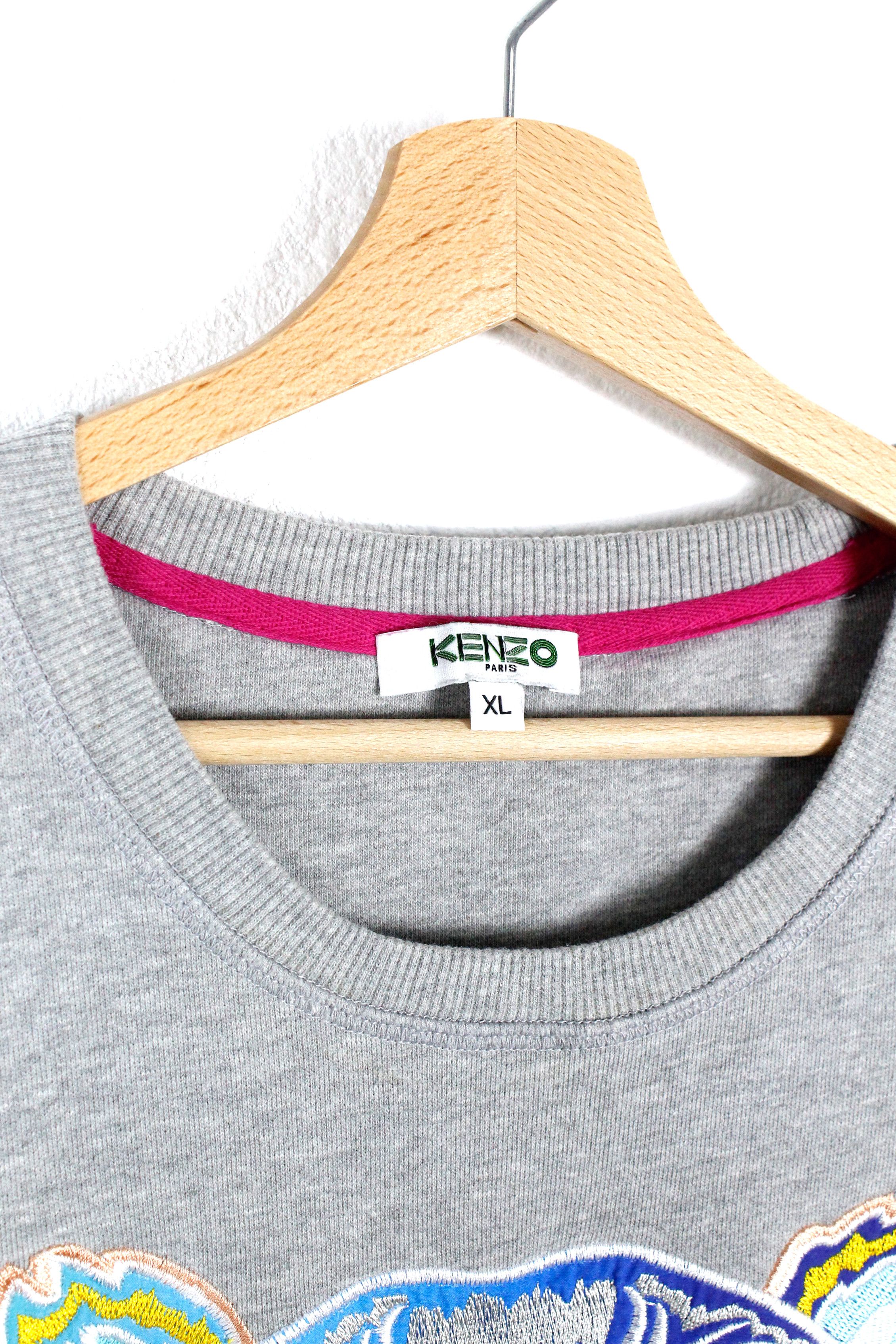 Kenzo Kenzo Paris Multicolor Dragon Tiger Embroidered Sweatshirt Size US S / EU 44-46 / 1 - 3 Thumbnail