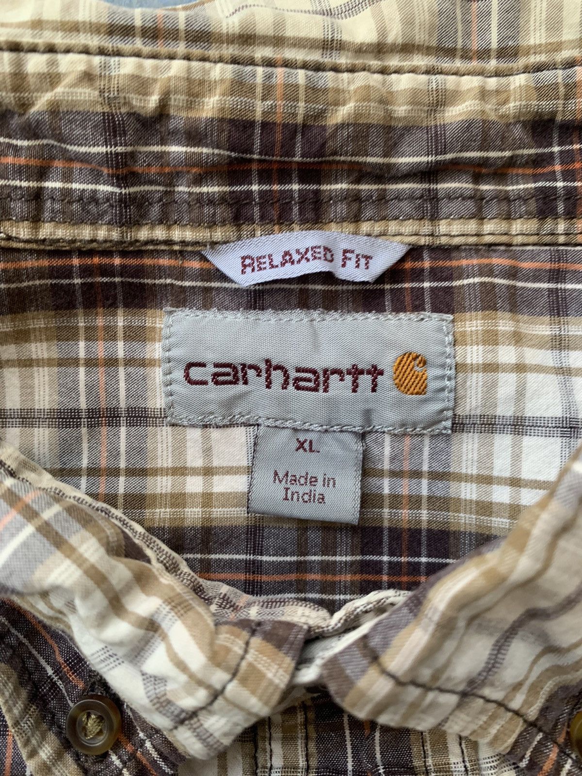 Carhartt × Vintage Carhartt plaid button up Size US XL / EU 56 / 4 - 3 Thumbnail