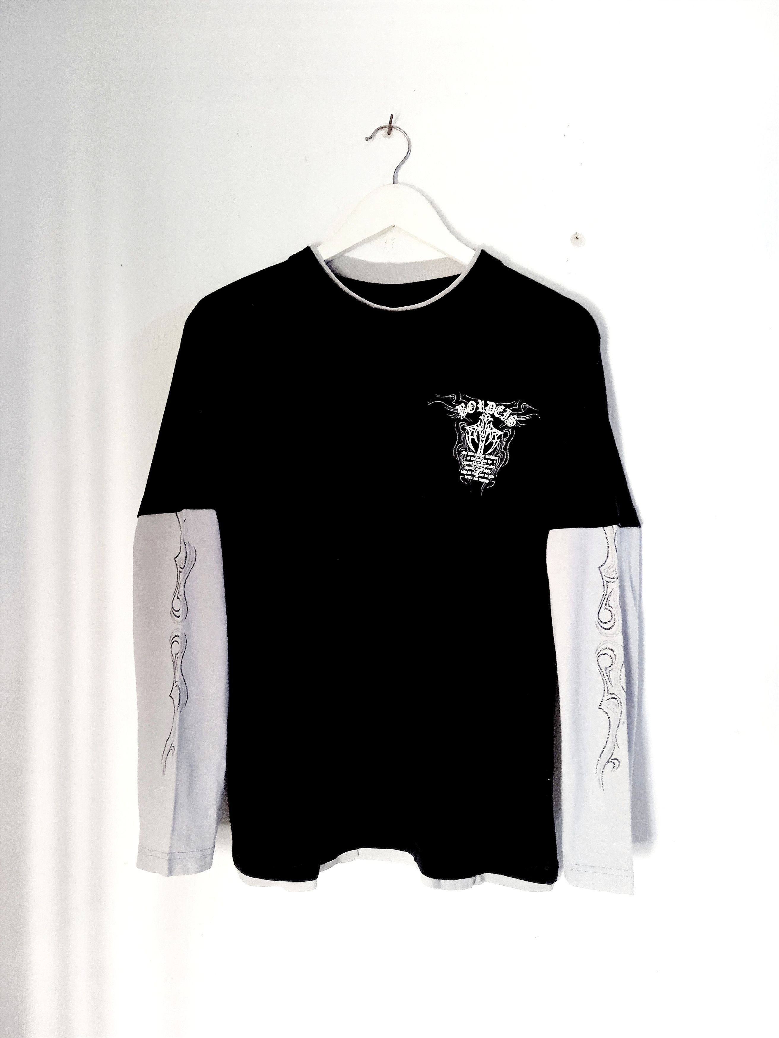 image of If Six Was Nine x Le Grande Bleu L G B Beaumere Flame Cross Ifsixwasnine Style in Black (Size Mediu
