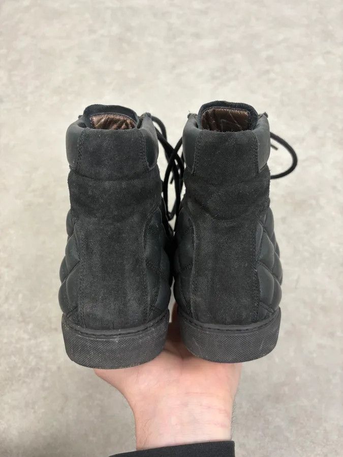 Marc Jacobs Marc Jacobs Black Quilted High-Top Leather Sneaker Size US 8.5 / EU 41-42 - 7 Thumbnail