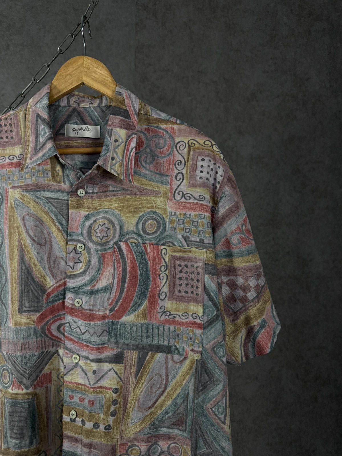 Vintage Art crazy hawaiian vintage shirt Size US XL / EU 56 / 4 - 2 Thumbnail