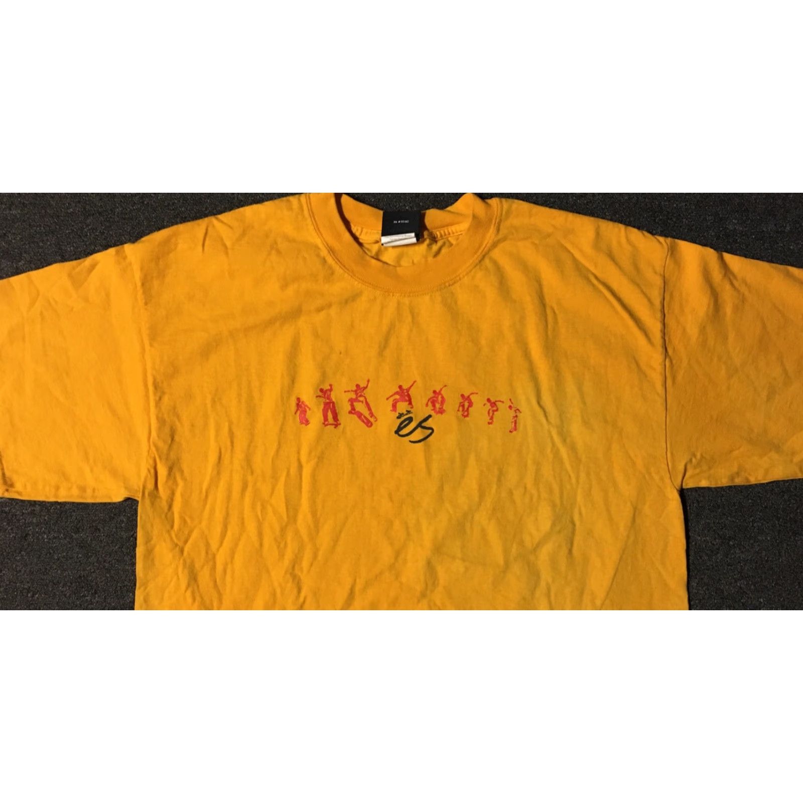 Vintage VINTAGE Fourstar Eric Koston Es Footwear Faded Shirt XL Yellow T-Shirt Men Striped Graphic Tee 90s Y2K Grunge USA Skate Circa 90s Size US XL / EU 56 / 4 - 5 Thumbnail