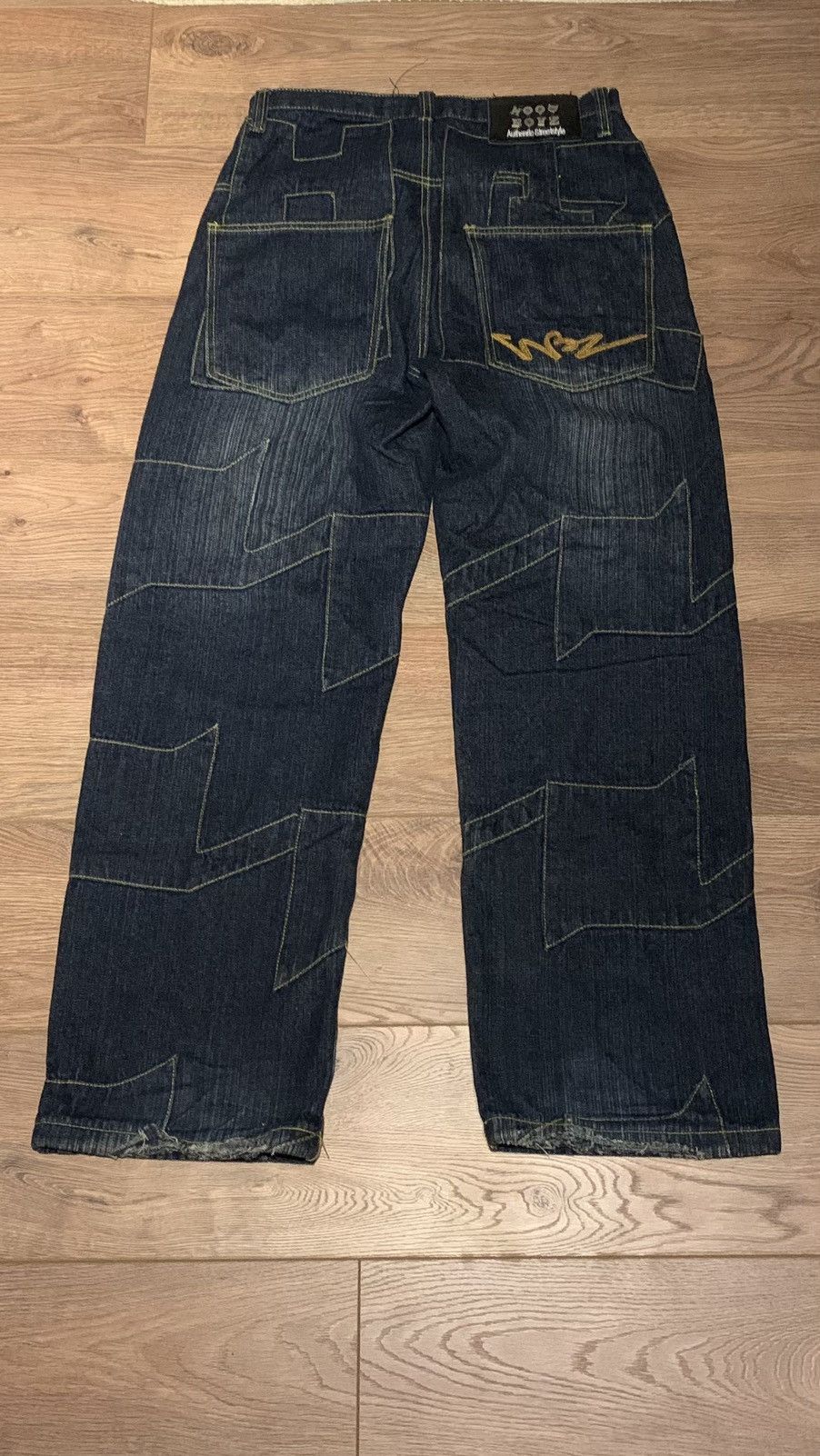 Designer × Vintage Hoodboyz baggy jeans Size US 30 / EU 46 - 2 Thumbnail