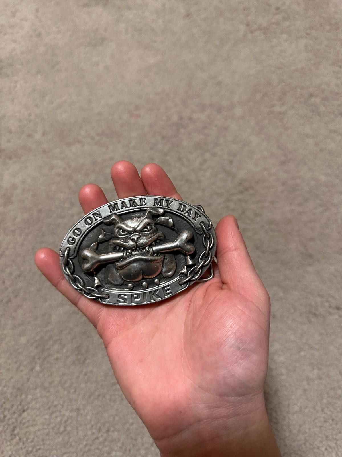 The Unbranded Brand Vintage "Spike" Belt Buckle The Bulldog Buckle Size ONE SIZE - 1 Thumbnail