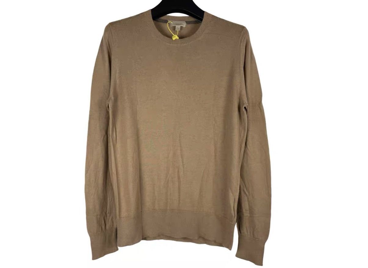 Burberry Burberry Camel Cashmere with Shoulder Check Detail J31 Size US XL / EU 56 / 4 - 1 Thumbnail