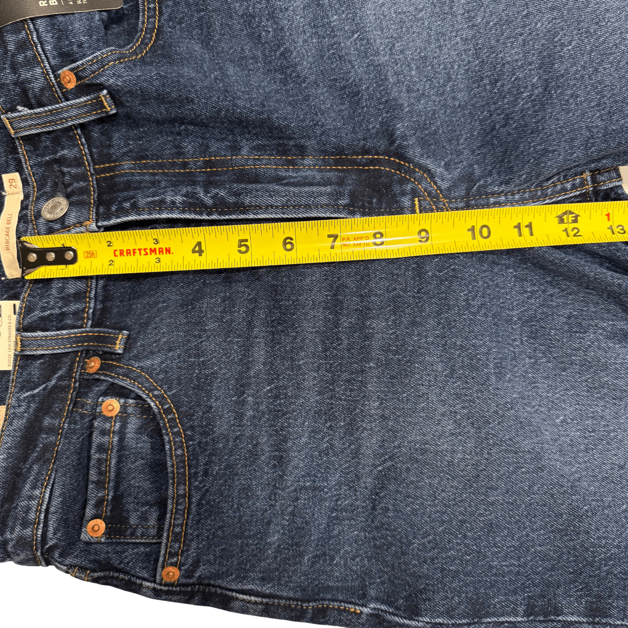 Levi's New With Tags Levi's Ribcage Bell Bottom Jeans Size 29" - 7 Thumbnail