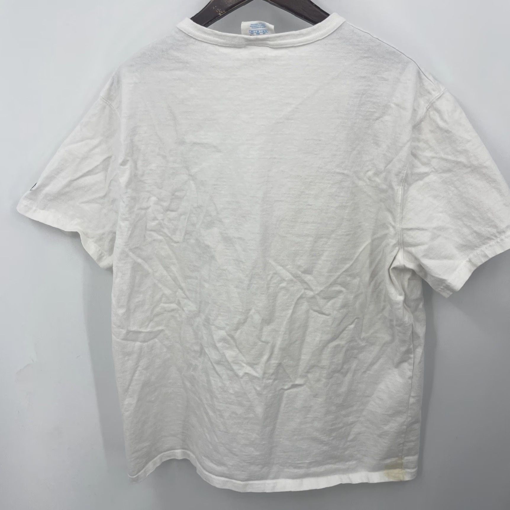 Champion VINTAGE Champion Shirt Mens XL White Big Embroidered Logo Solid Tee Y2K Size US XL / EU 56 / 4 - 5 Thumbnail