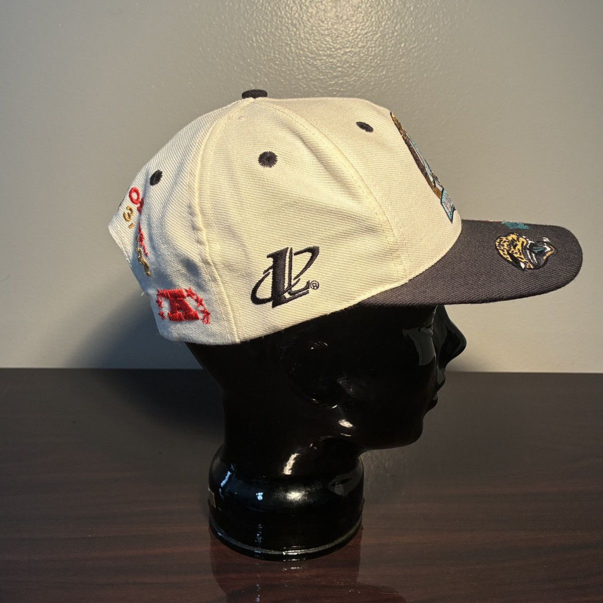 Logo Athletic Jacksonville Jaguars Vs Houston Oilers Inaugural Game Hat Size ONE SIZE - 4 Thumbnail