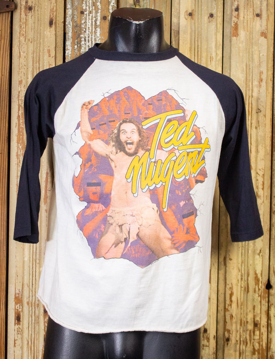 Band Tees × Vintage Vintage Ted Nugent World Wildlife Tour Concert T Shirt 1981 Size US L / EU 52-54 / 3 - 1 Thumbnail