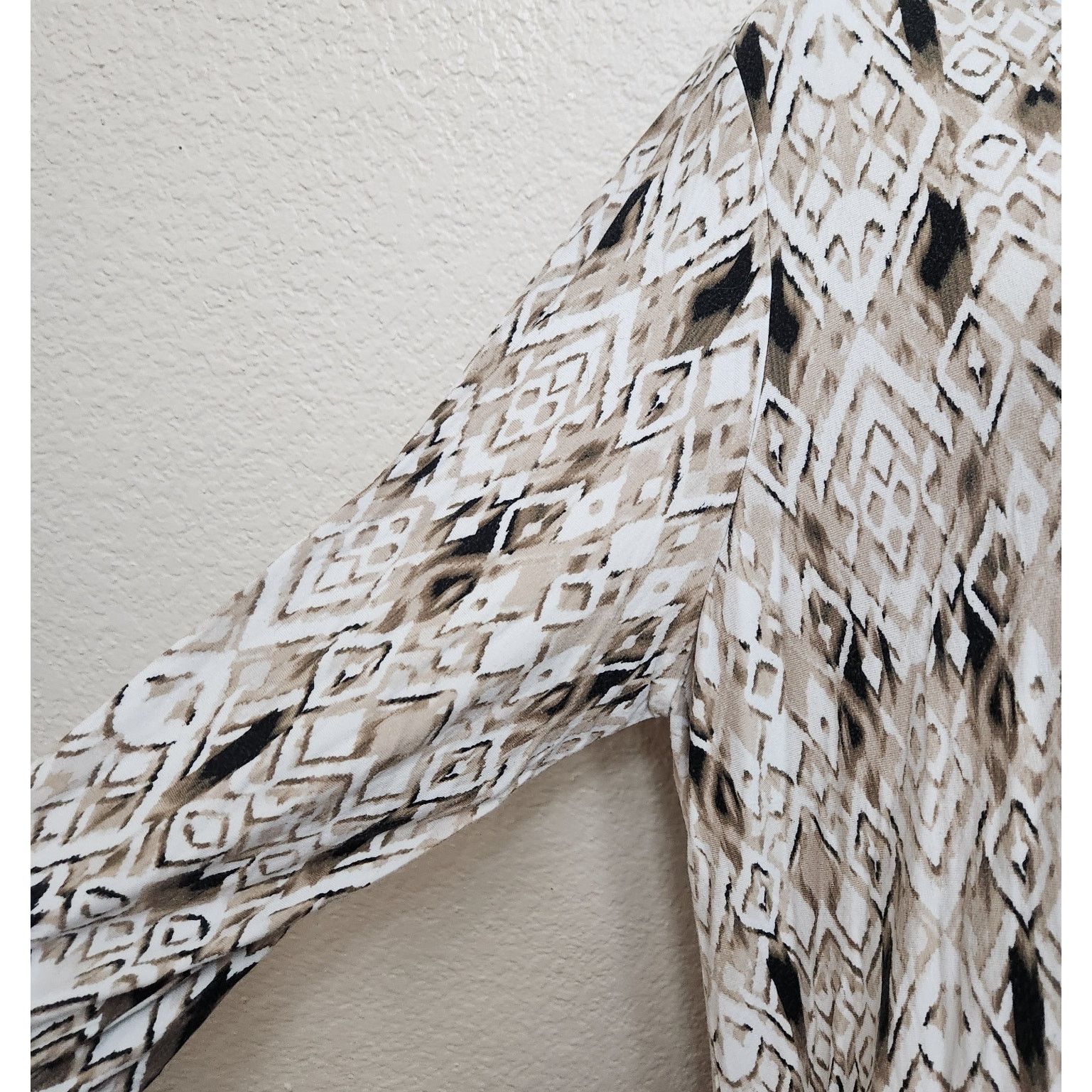 Other Ruby Rd. Brown Tan Black Geo Print Top XL Lightweight Soft Size XL / US 12-14 / IT 48-50 - 3 Thumbnail