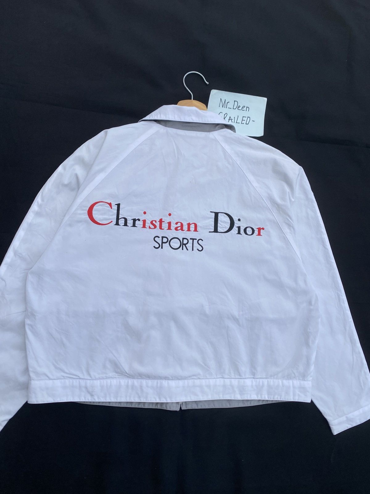 Christian Dior Monsieur Rare Vtg Christian Dior Spellout Reversible Cotton Jacket Size US M / EU 48-50 / 2 - 4 Thumbnail