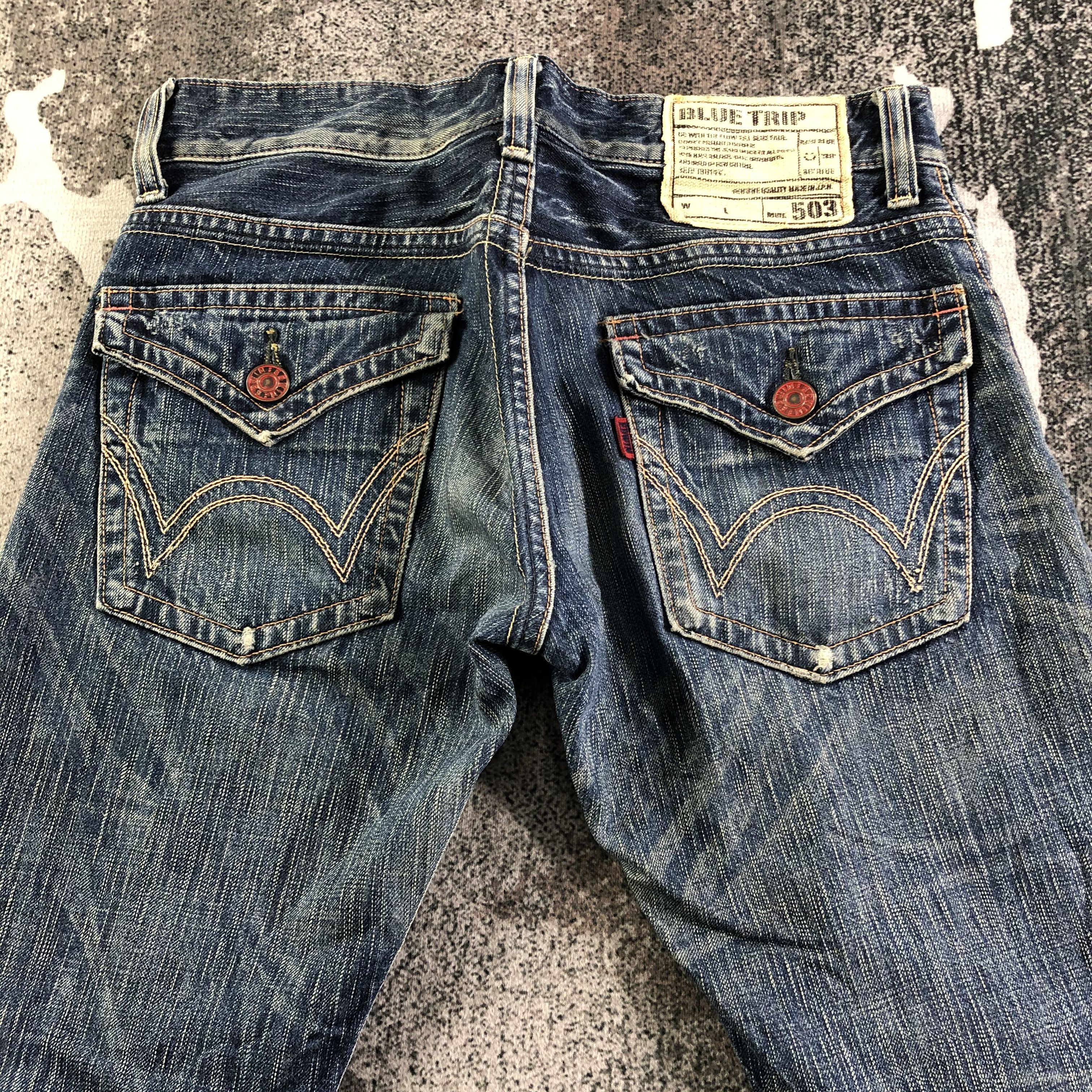 Edwin Edwin Blue Trip Jeans Flare Denim KJ3014 Size US 28 / EU 44 - 4 Thumbnail