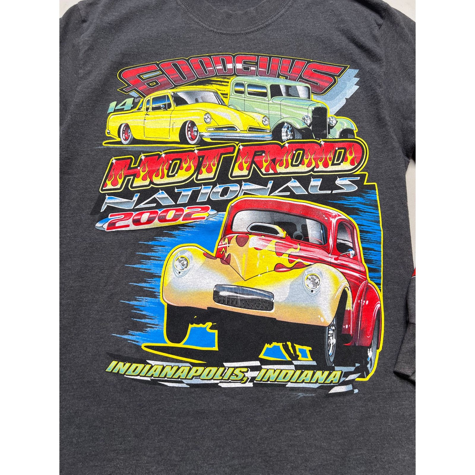 Hanes Streetwear Vintage Hot Rods Custom Flame Fire Long Sz Small Size US S / EU 44-46 / 1 - 2 Thumbnail