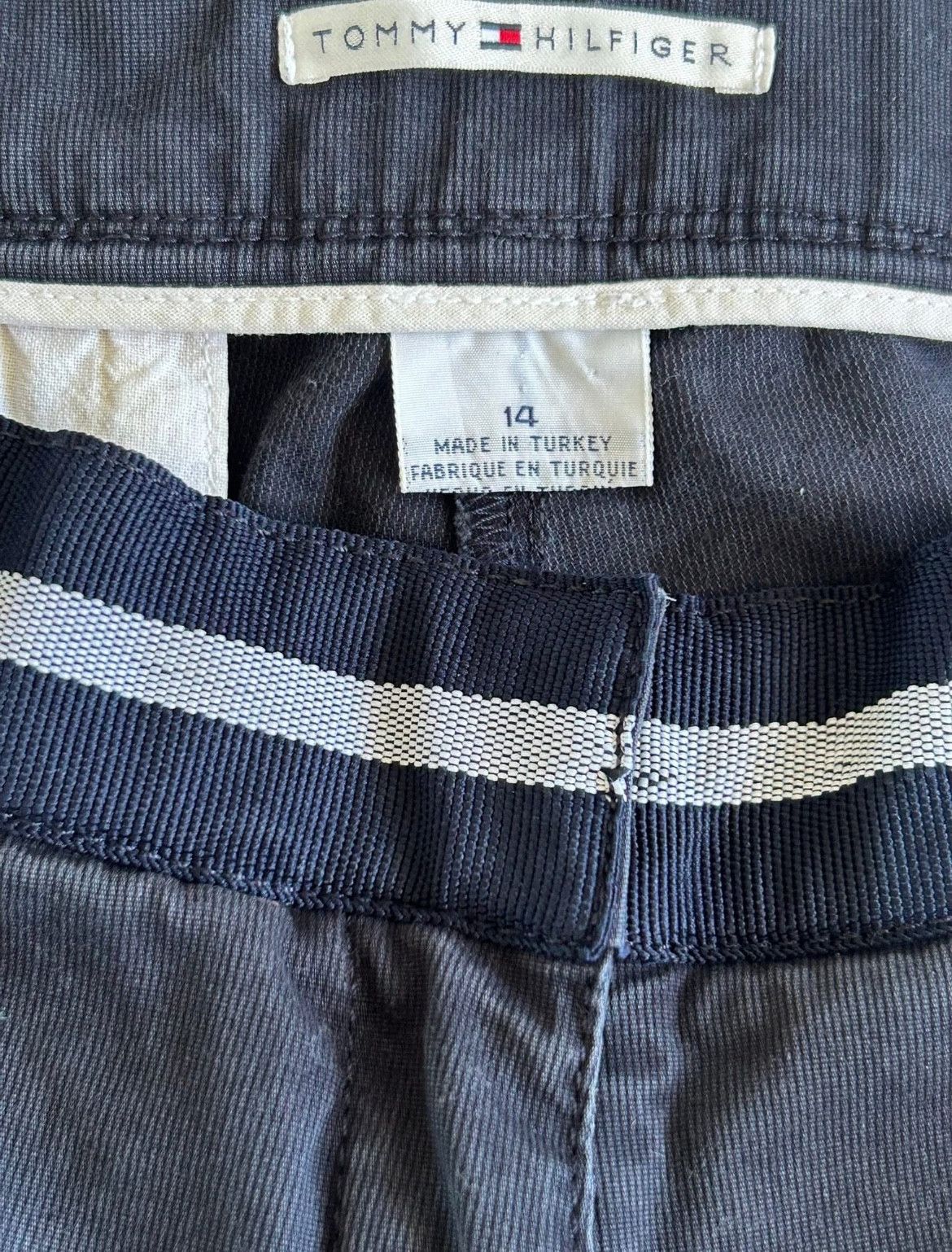 Tommy Hilfiger Tommy Hilfiger womens Navy Blue Trousers cord pants Size 36" / US 14 / IT 50 - 3 Thumbnail