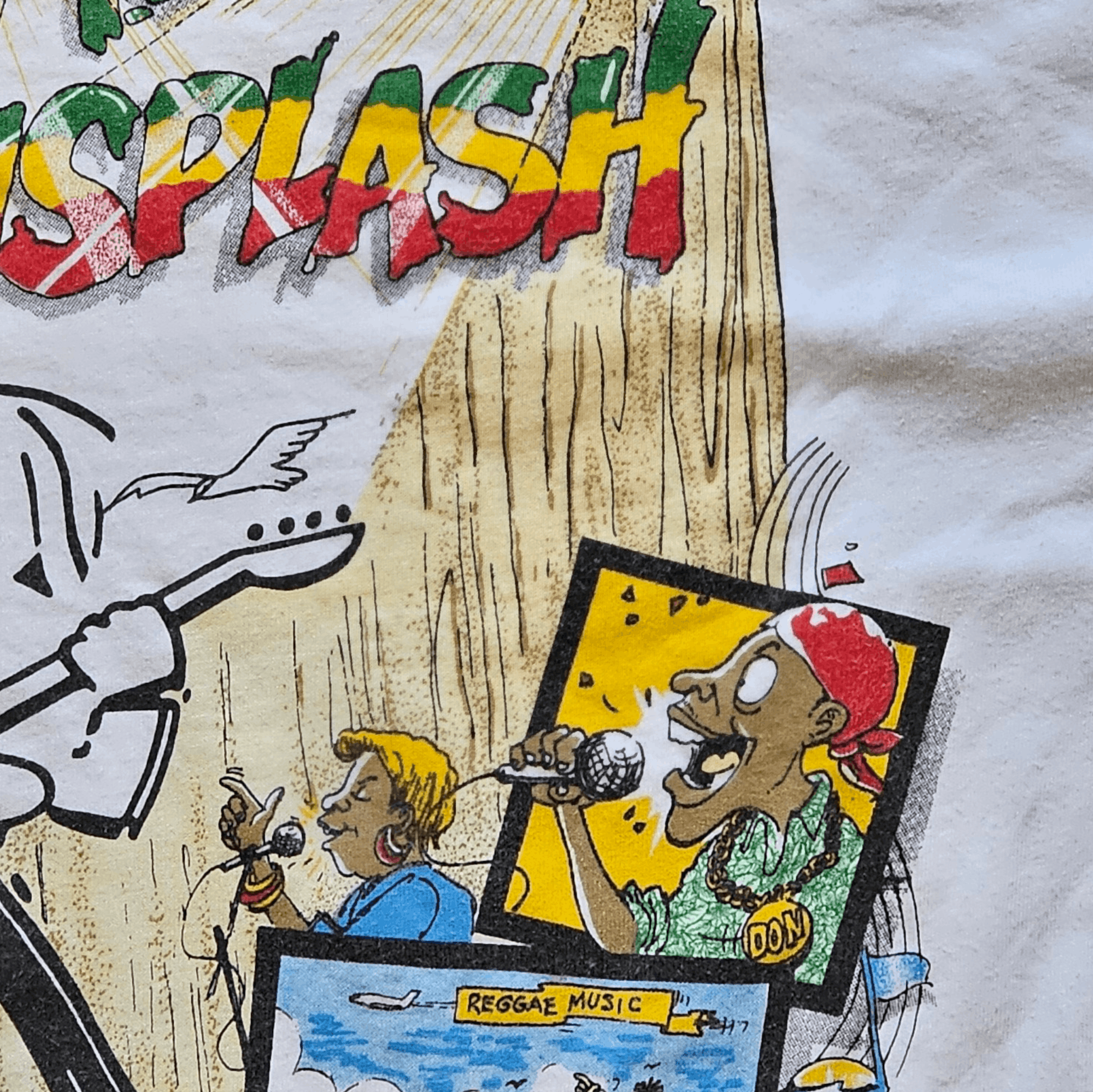 Band Tees × Bob Marley × Vintage Reggae Sunsplash Singlestitch Tee Size US XL / EU 56 / 4 - 4 Thumbnail