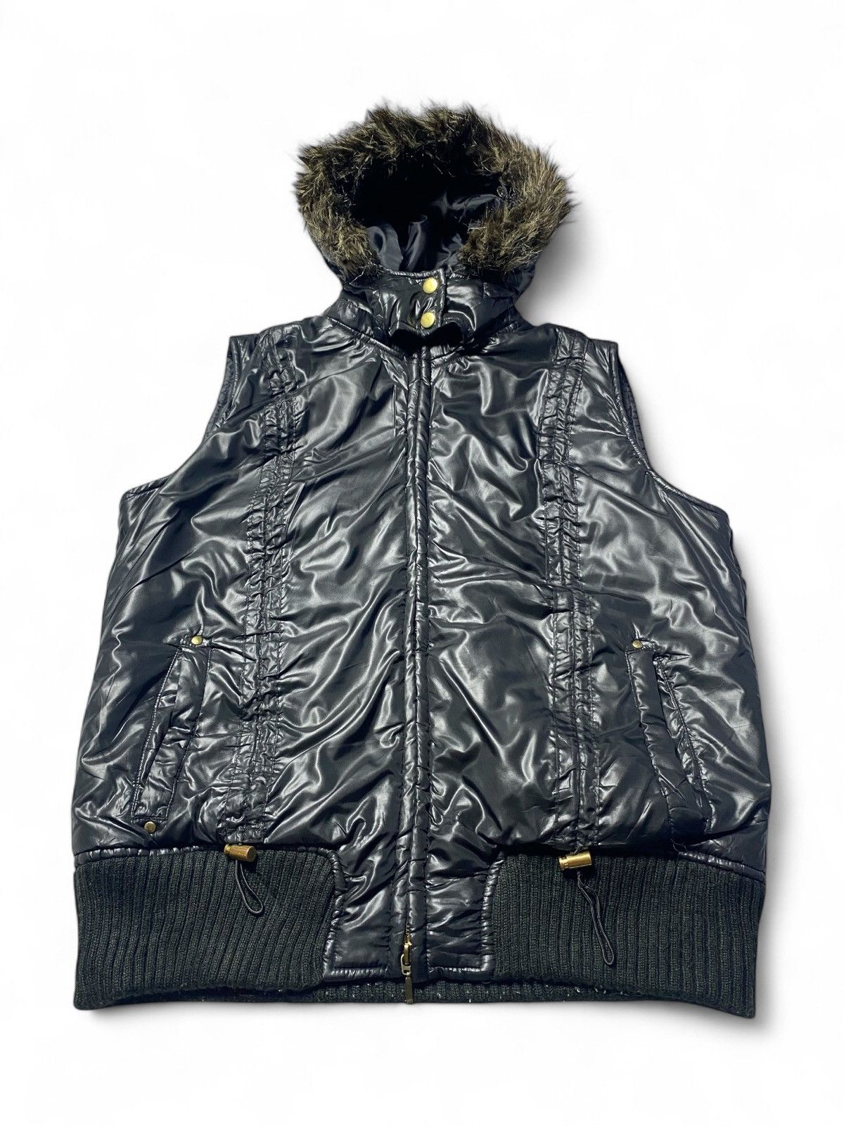 If Six Was Nine Cornflake Vest Fur Punk Style Size US L / EU 52-54 / 3 - 2 Thumbnail