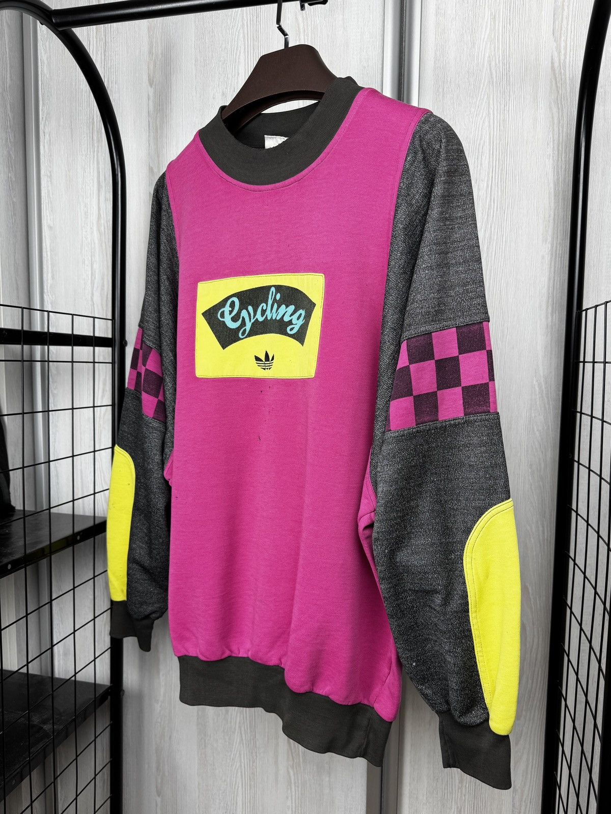 Adidas Adidas vintage 80s TakeOff Cycling distressed sweatshirt Size US M / EU 48-50 / 2 - 7 Thumbnail