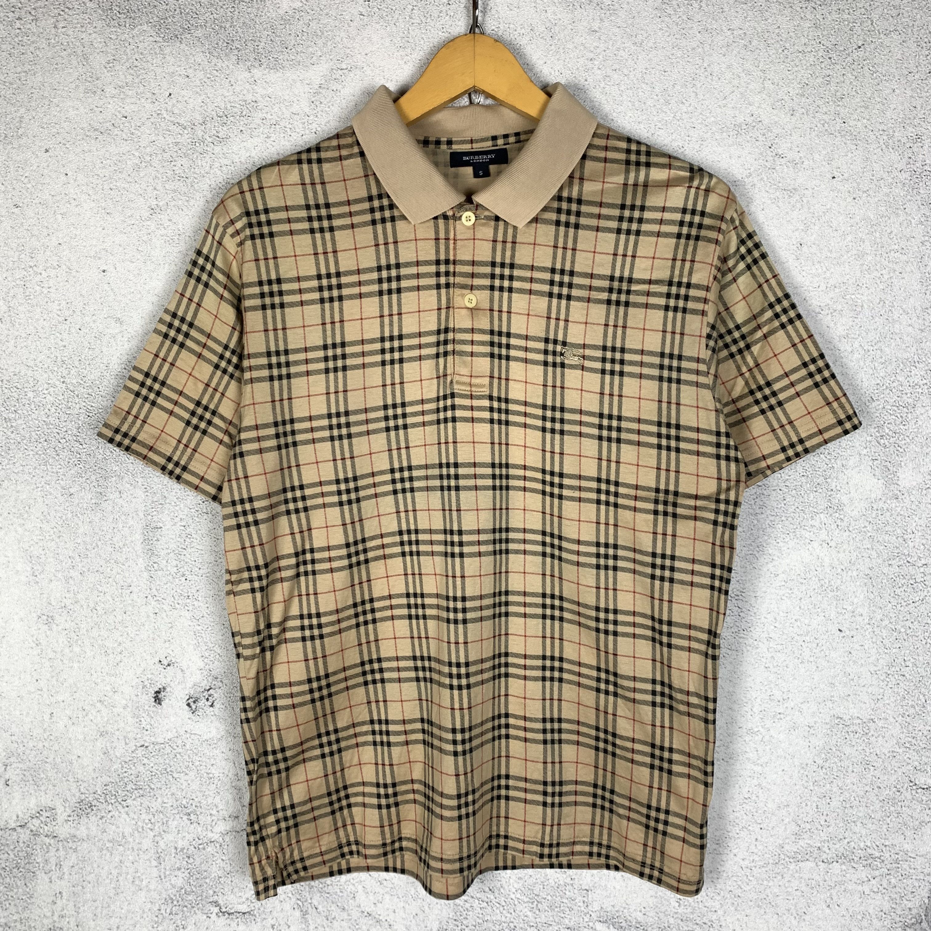 Burberry Vintage Burberry Nova Check Polo Shirt Size US S / EU 44-46 / 1 - 1 Thumbnail