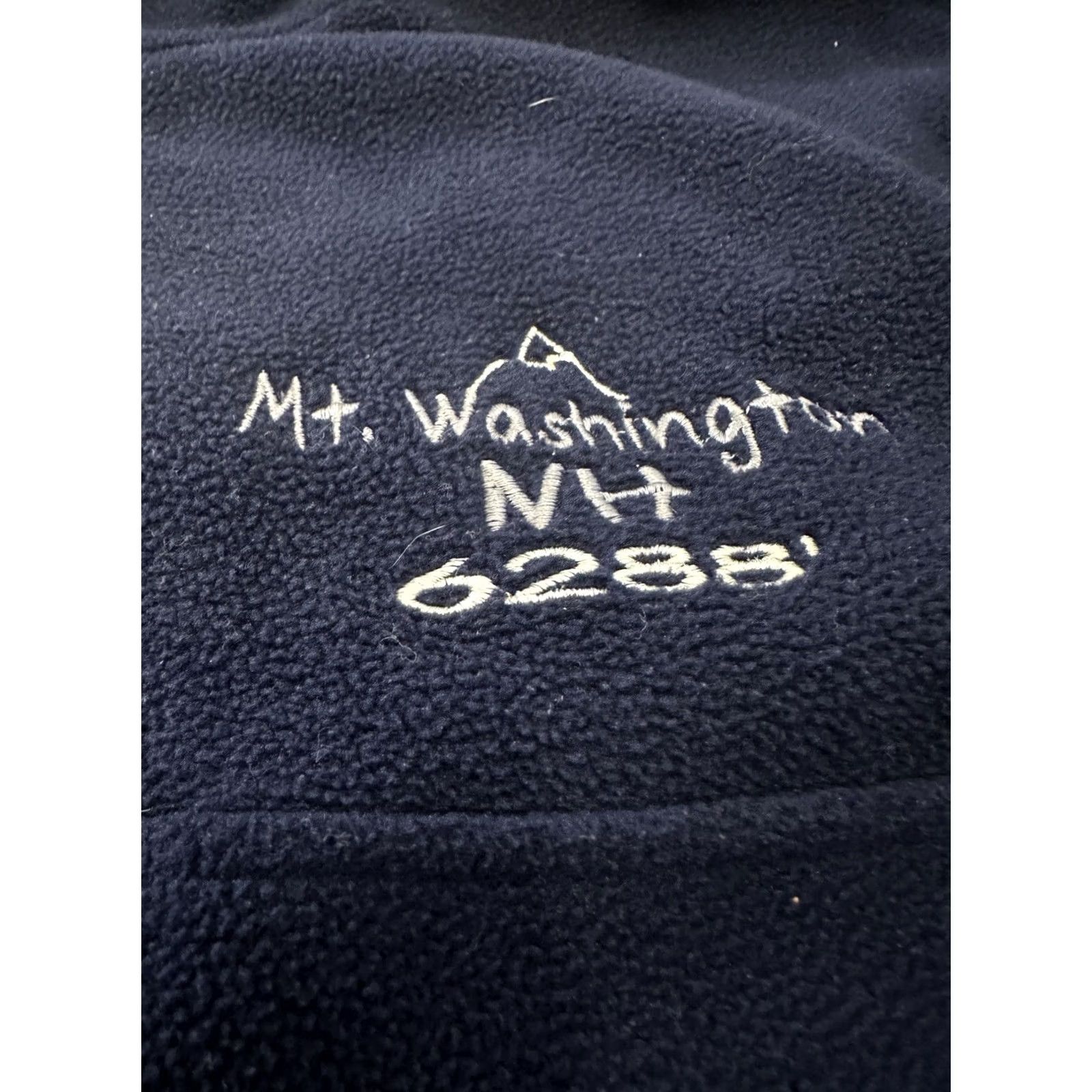 Vintage VINTAGE Mt. Washington Fleece Jacket XL Navy Blue Mens Jacket 90s Regular Size US XL / EU 56 / 4 - 2 Thumbnail