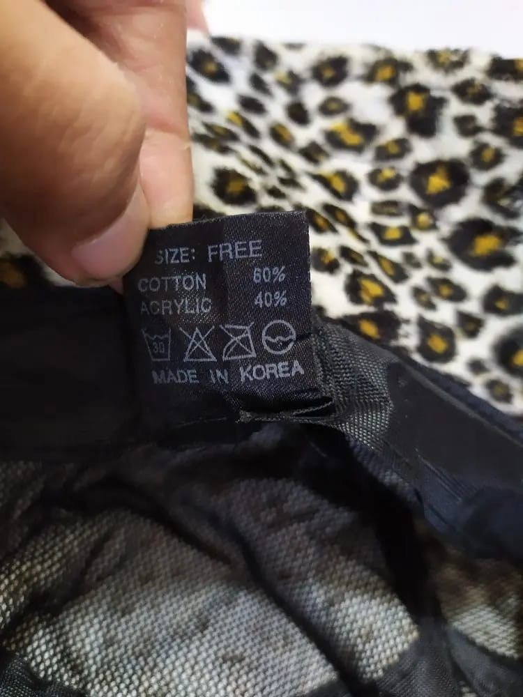 Other Cap Korea Leopard Bucket Hats Casual Size ONE SIZE - 8 Thumbnail
