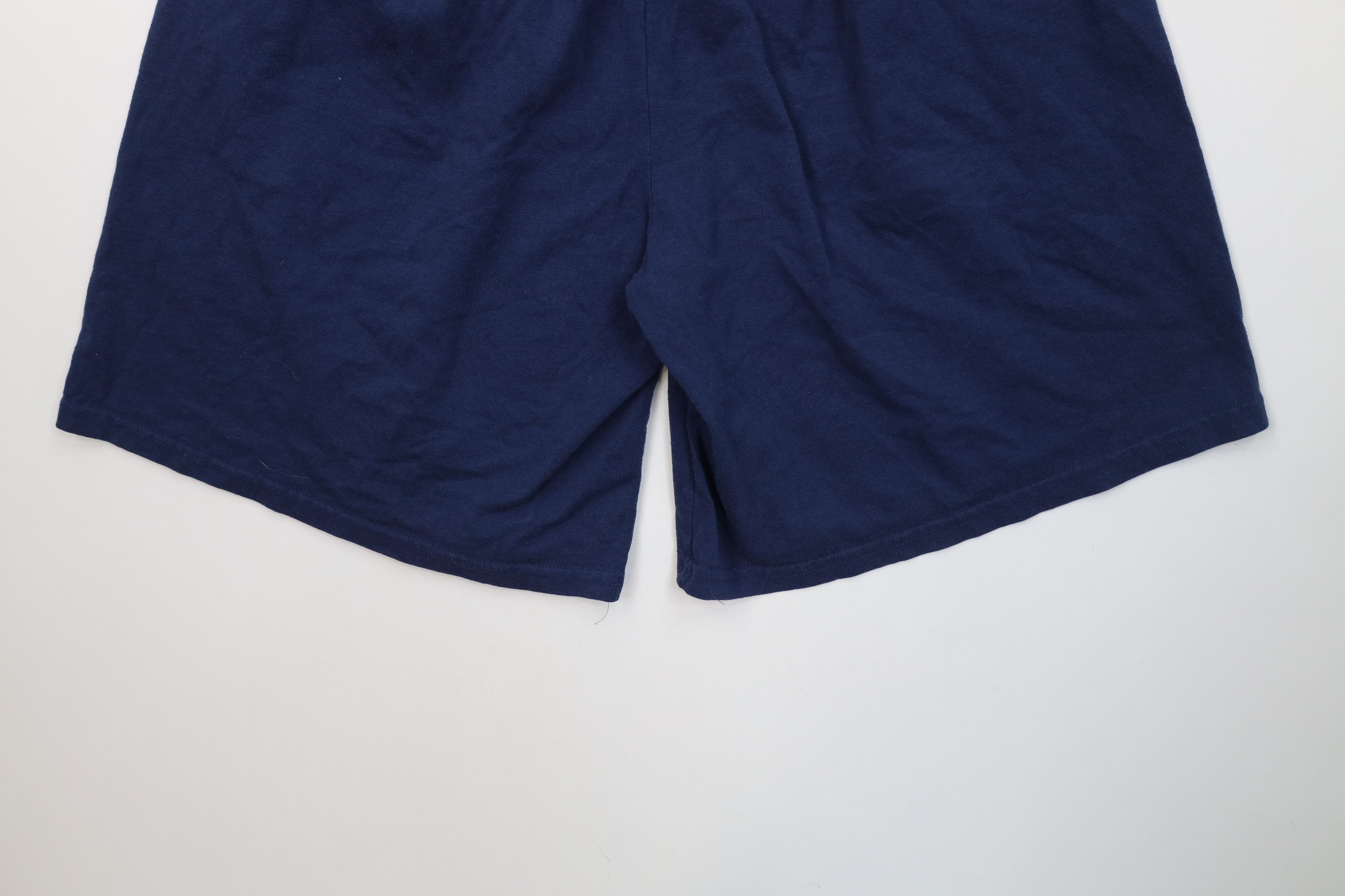 Vintage Vintage 90s Y2K Above Knee Police Academy Shorts Navy Blue Size US 34 / EU 50 - 11 Thumbnail