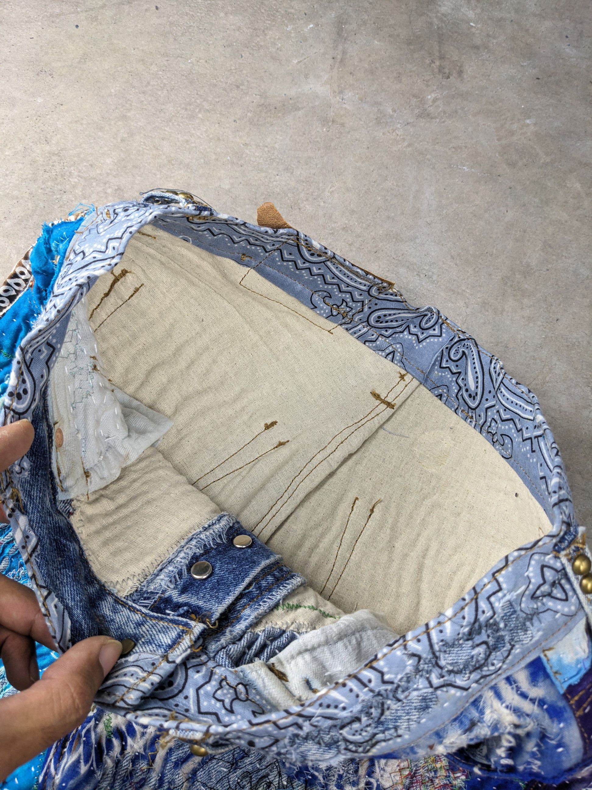 Levi's × Vintage Inspired Proleta Re Art Uroboros Kofu Levis Denim Size US 32 / EU 48 - 12 Thumbnail