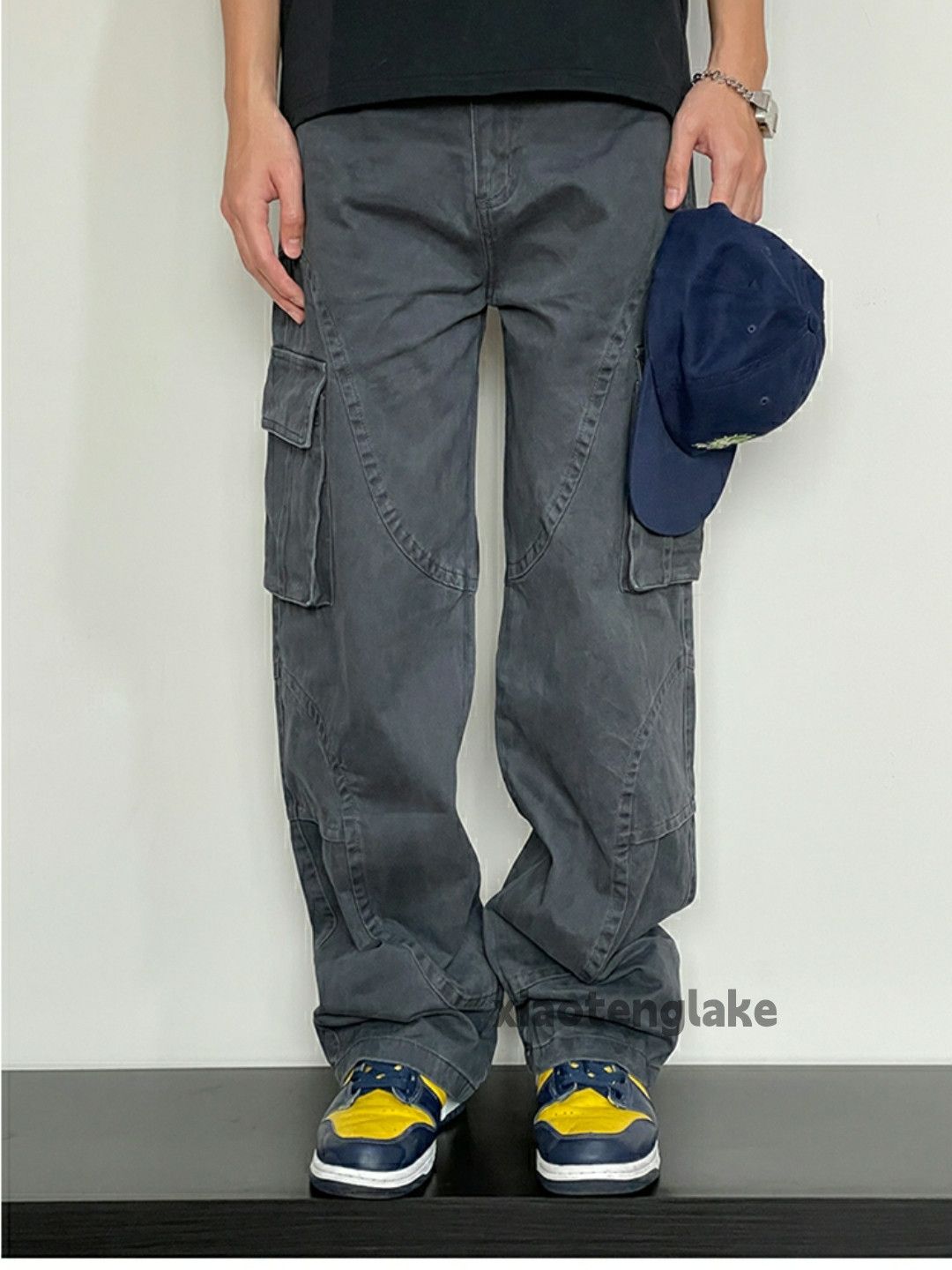Designer × Vintage washed faded cleanfit outdoor sports cargo pants Size US 32 / EU 48 - 1 Thumbnail