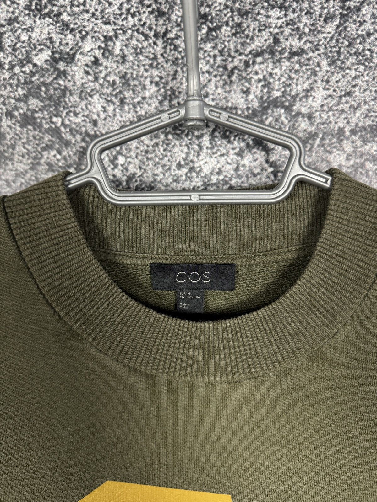 Cos Men’s COS Cotton Crewneck Sweatshirt Luxury Pullover Size M Size US M / EU 48-50 / 2 - 6 Thumbnail