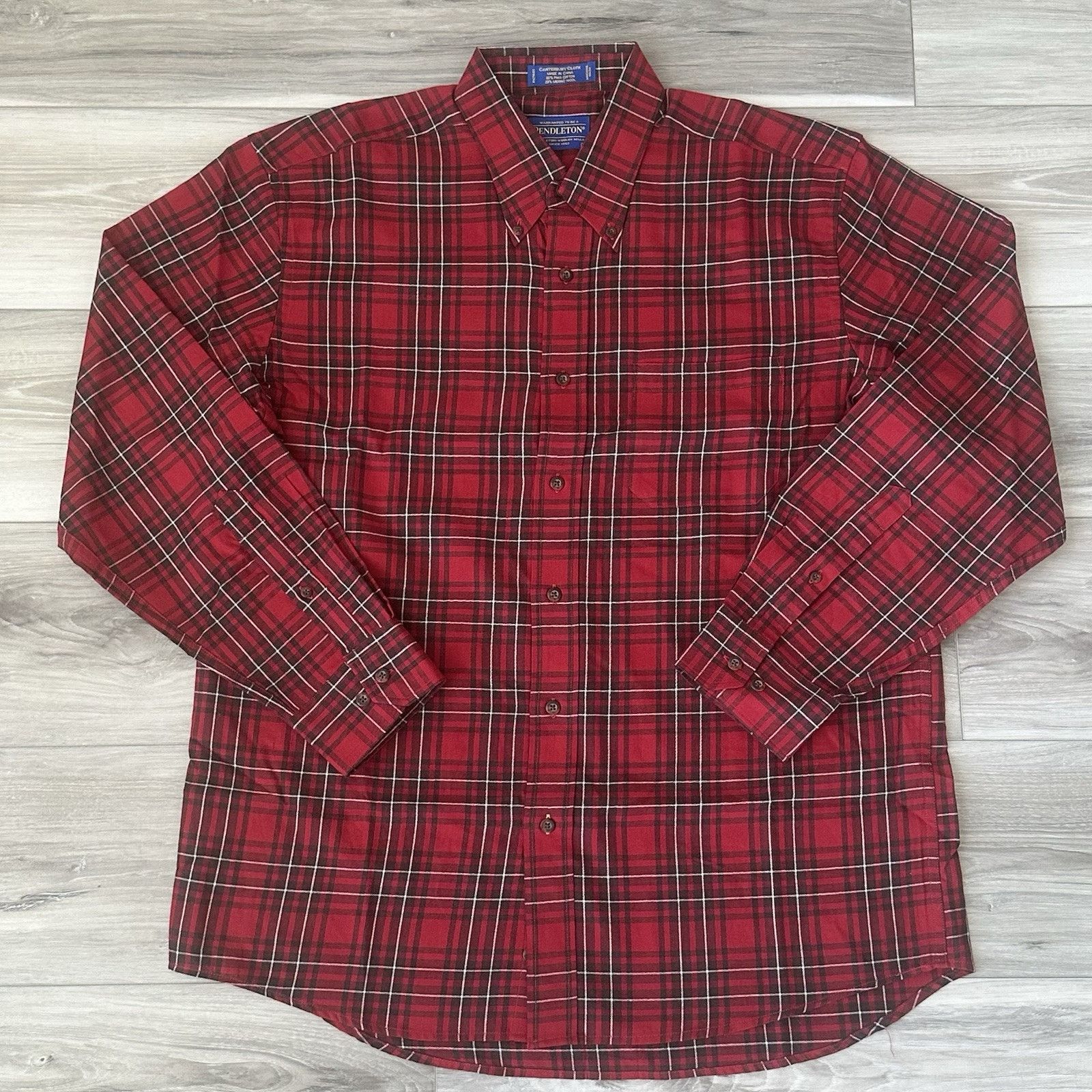 Pendleton Pendleton Shirt Mens L Merino Button Up Canterbury Cloth Size US L / EU 52-54 / 3 - 1 Thumbnail