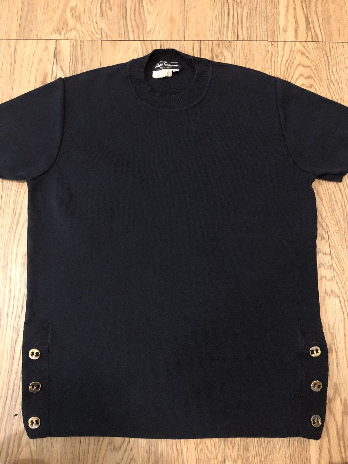 Salvatore Ferragamo Vintage Salvatore Ferragamo knit shirt Size S / US 4 / IT 40 - 1 Thumbnail
