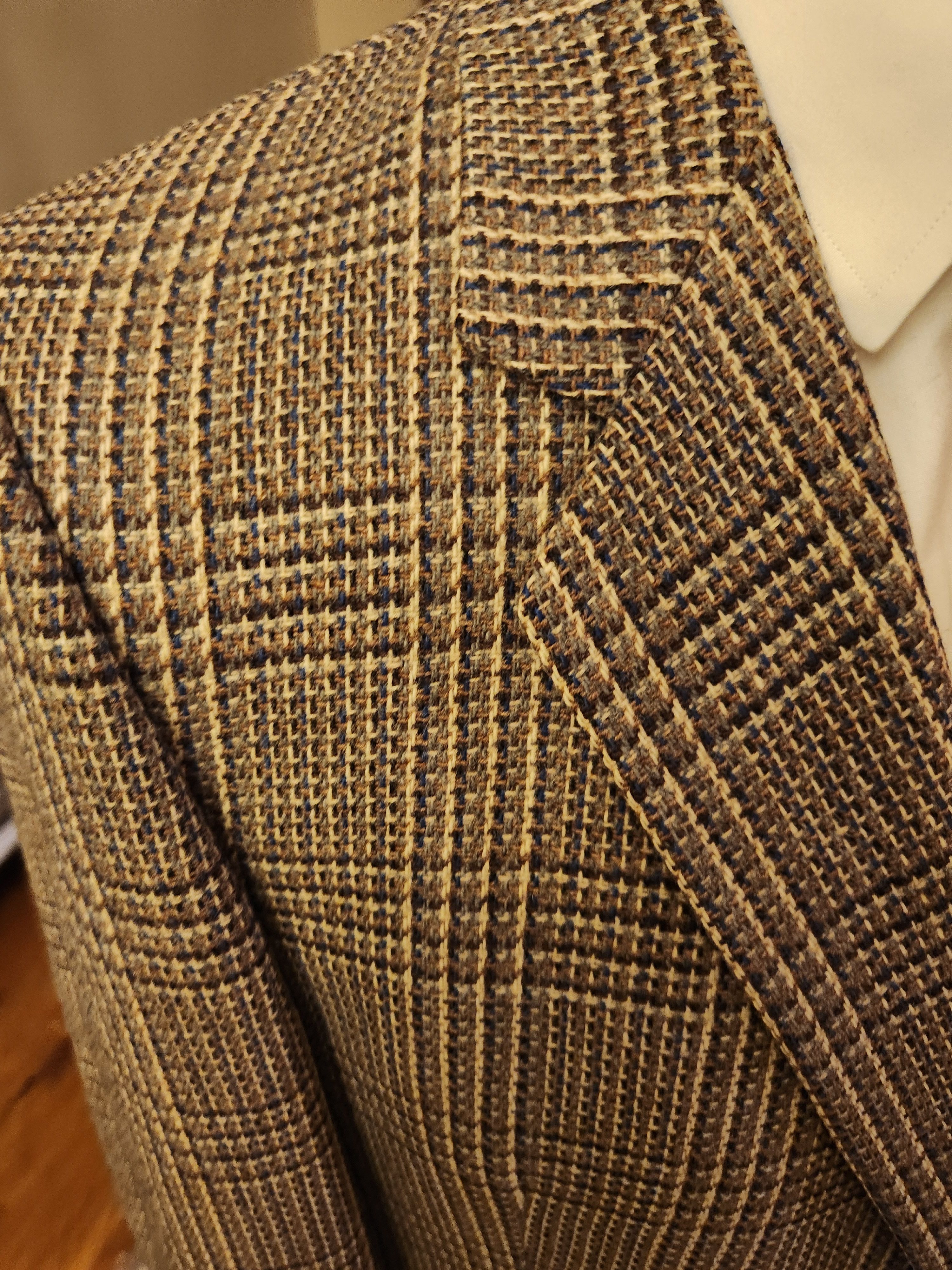 Dior Vintage 70's Glen Plaid Blazer Size 40S - 3 Thumbnail