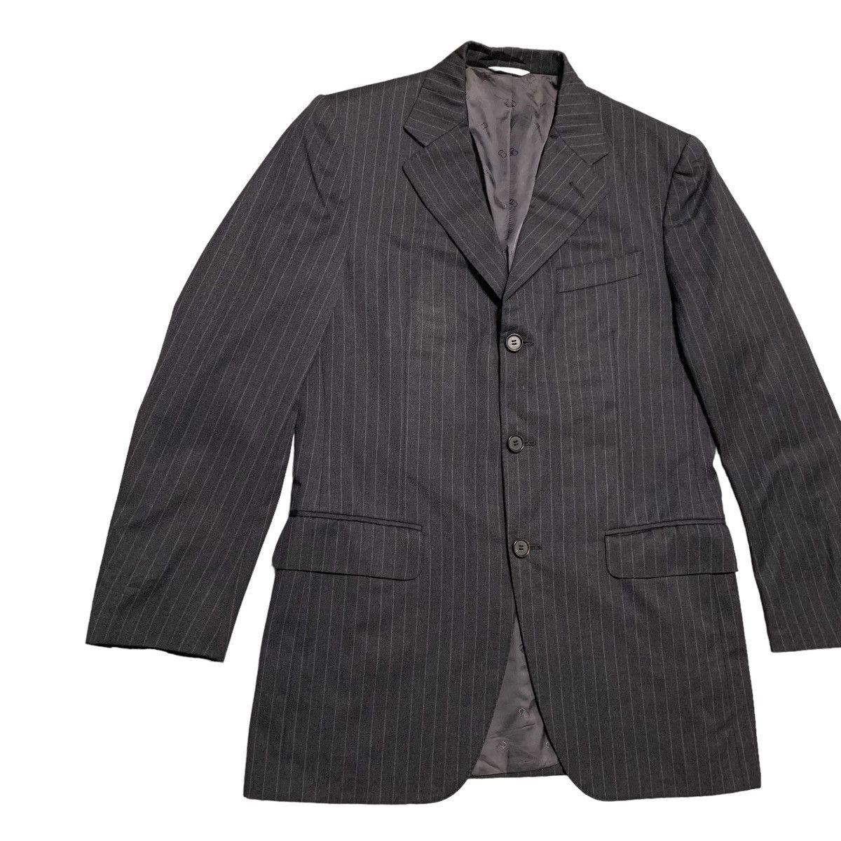 Christian Dior Monsieur Christian Dior Stripe Blazer Jacket Size 46R - 2 Thumbnail