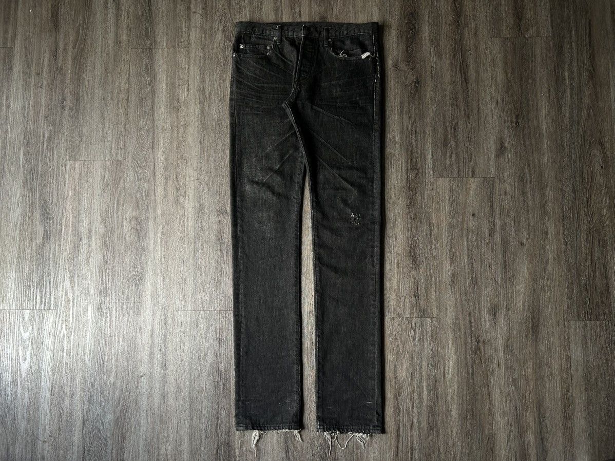 Dior 2003 “Follow Me” Whiskered Denim Size US 30 / EU 46 - 1 Thumbnail