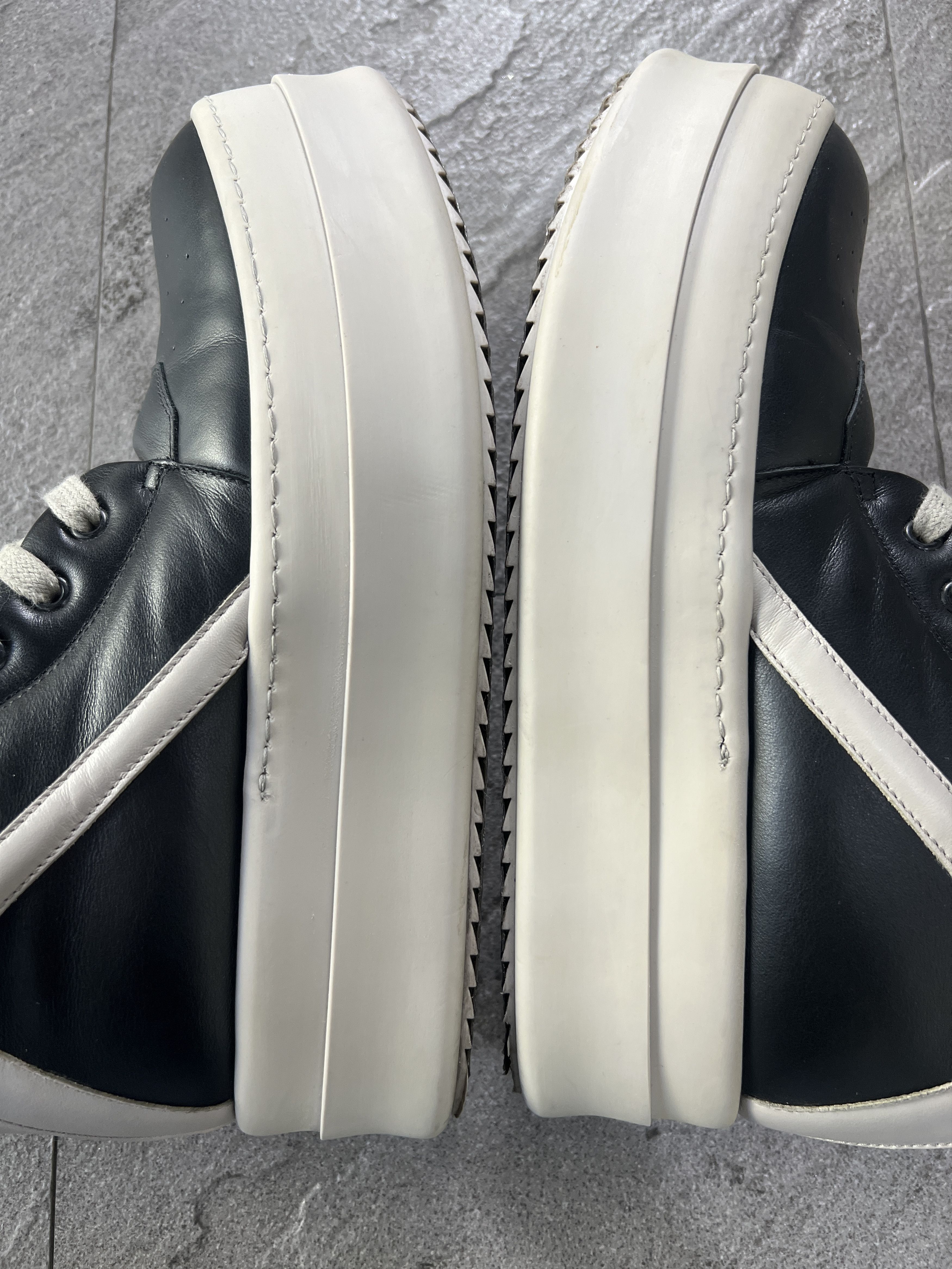 Rick Owens Rick Owens Porterville MegaBumper Geobasket Black Milk Size US 8 / EU 41 - 8 Thumbnail