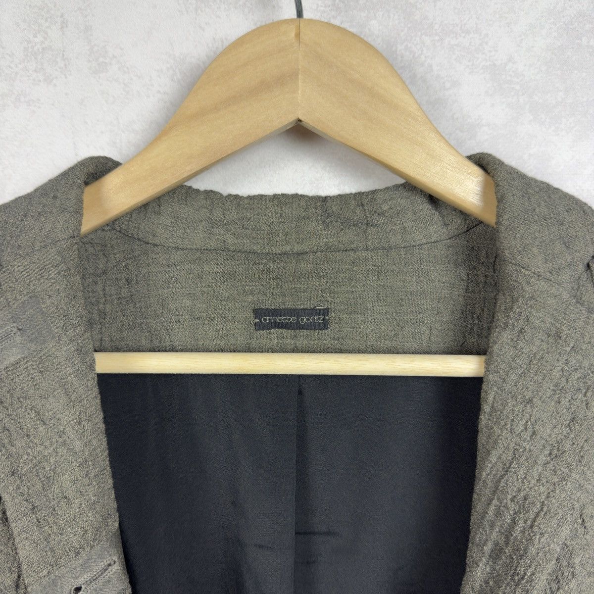 Annette Gortz Annette Gortz Kim Viscose Cotton Wool Blazer Jacket Size 38 Size XS / US 0-2 / IT 36-38 - 14 Thumbnail