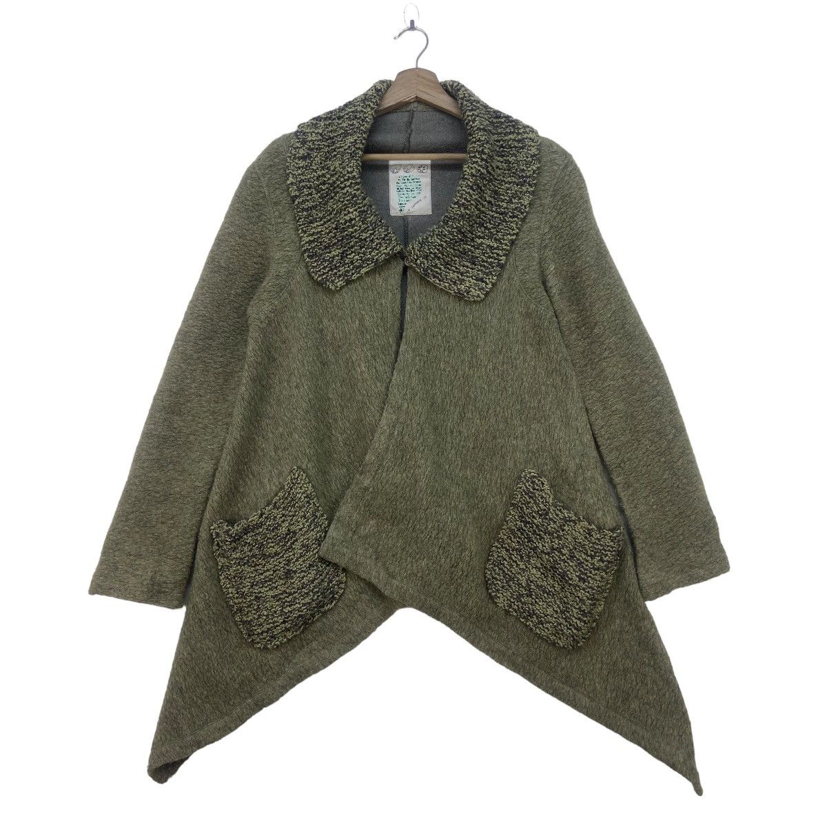 Japanese Brand × iO Japanese Brand io Comme io Nice Design Wool Jacket Size M / US 6-8 / IT 42-44 - 2 Thumbnail