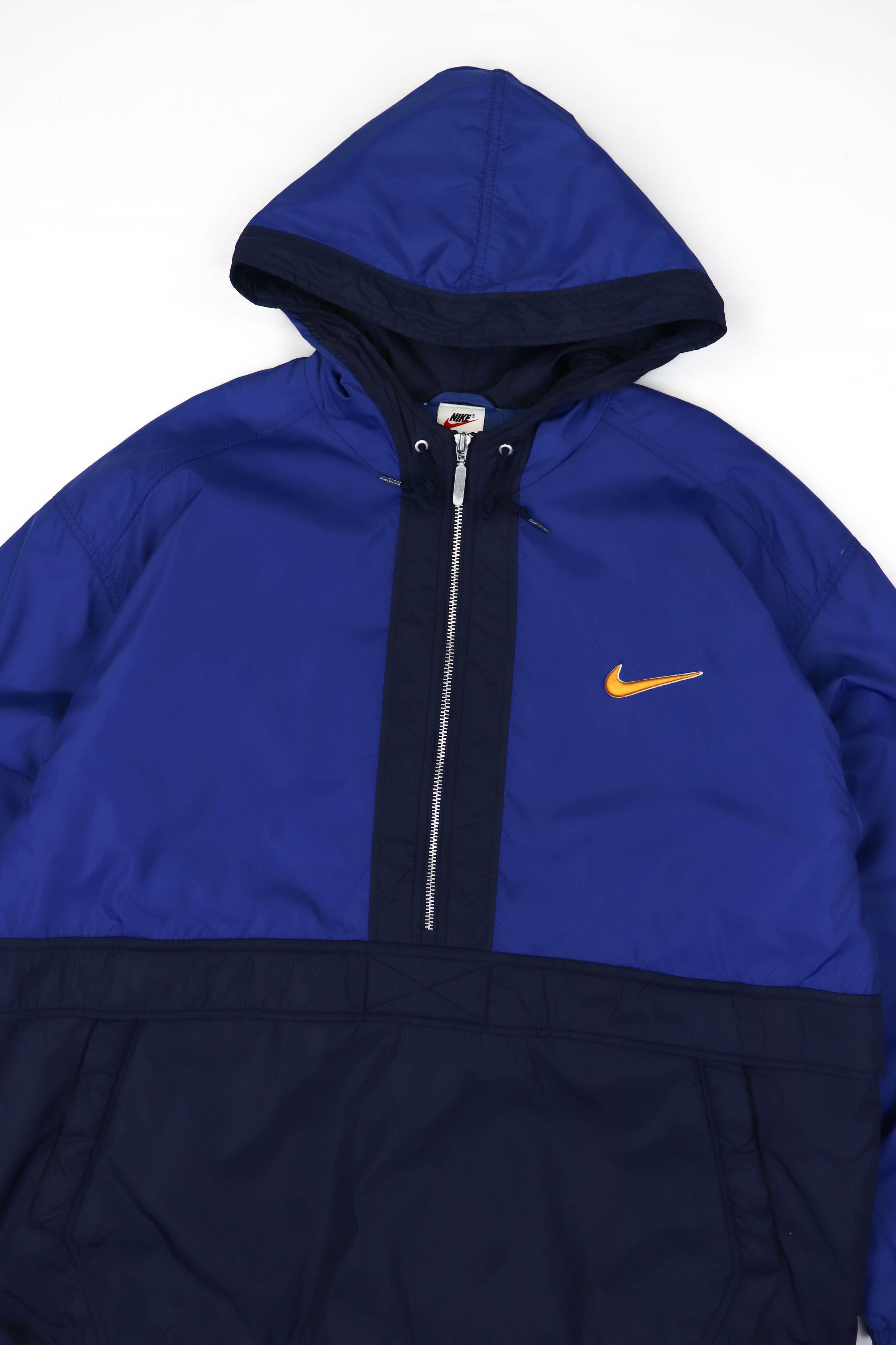 Nike Nike Vintage 90s Nylon Insulated Oversized Anorak Jacket Size US L / EU 52-54 / 3 - 4 Thumbnail