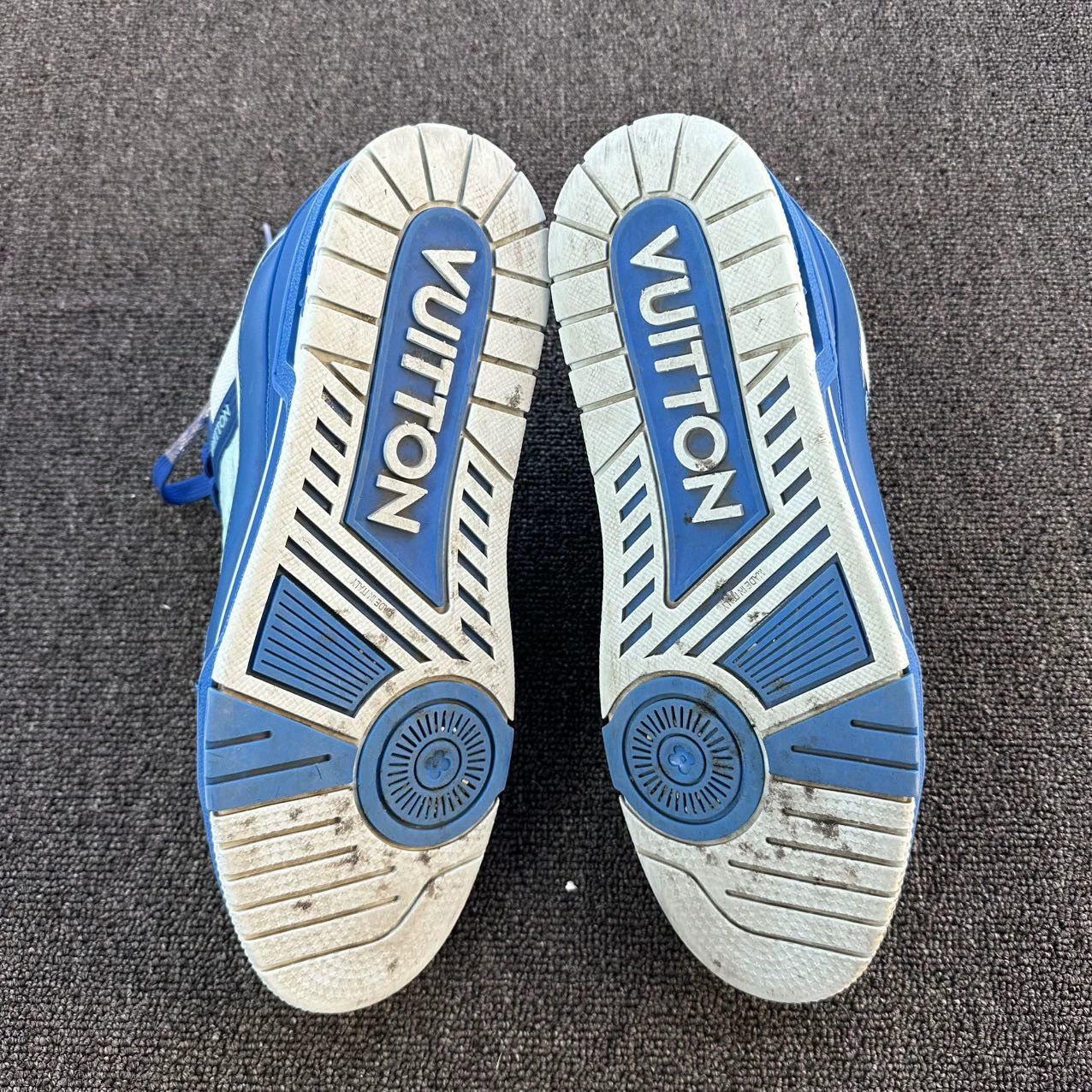 Louis Vuitton LV blue sneakers 43 95 new Size US 10 / EU 43 - 7 Thumbnail