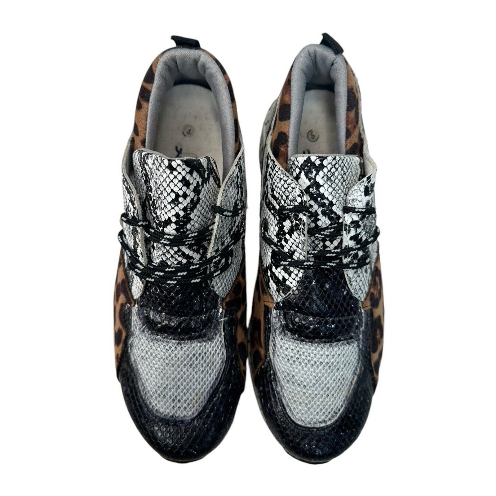 Other La Sheelah Leopard Cheetah Snake Chunky Wedge Sneakers 9 Size US 9 / IT 39 - 10 Thumbnail