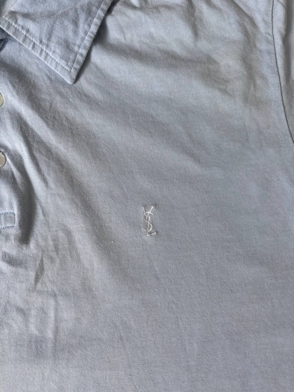 Yves Saint Laurent Vintage Ysl polo shirt 90s Size US L / EU 52-54 / 3 - 3 Thumbnail