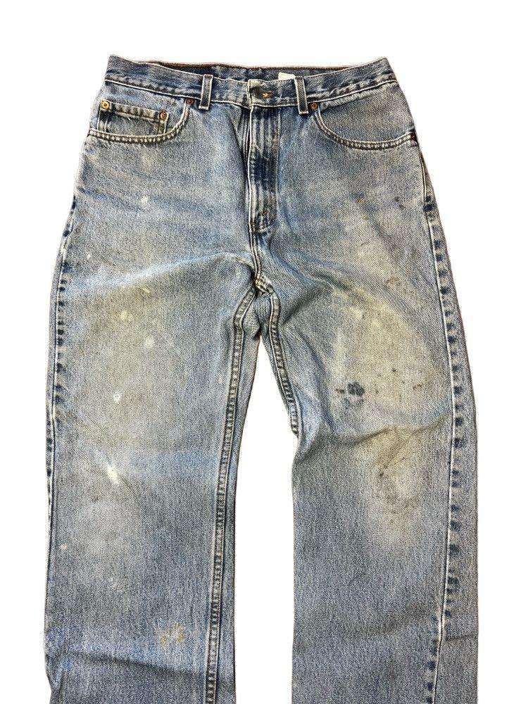Levi's Vintage Clothing Vintage 505 Levi's Regular Fit Straight Leg Zipper Fly Denim Size US 34 / EU 50 - 1 Thumbnail