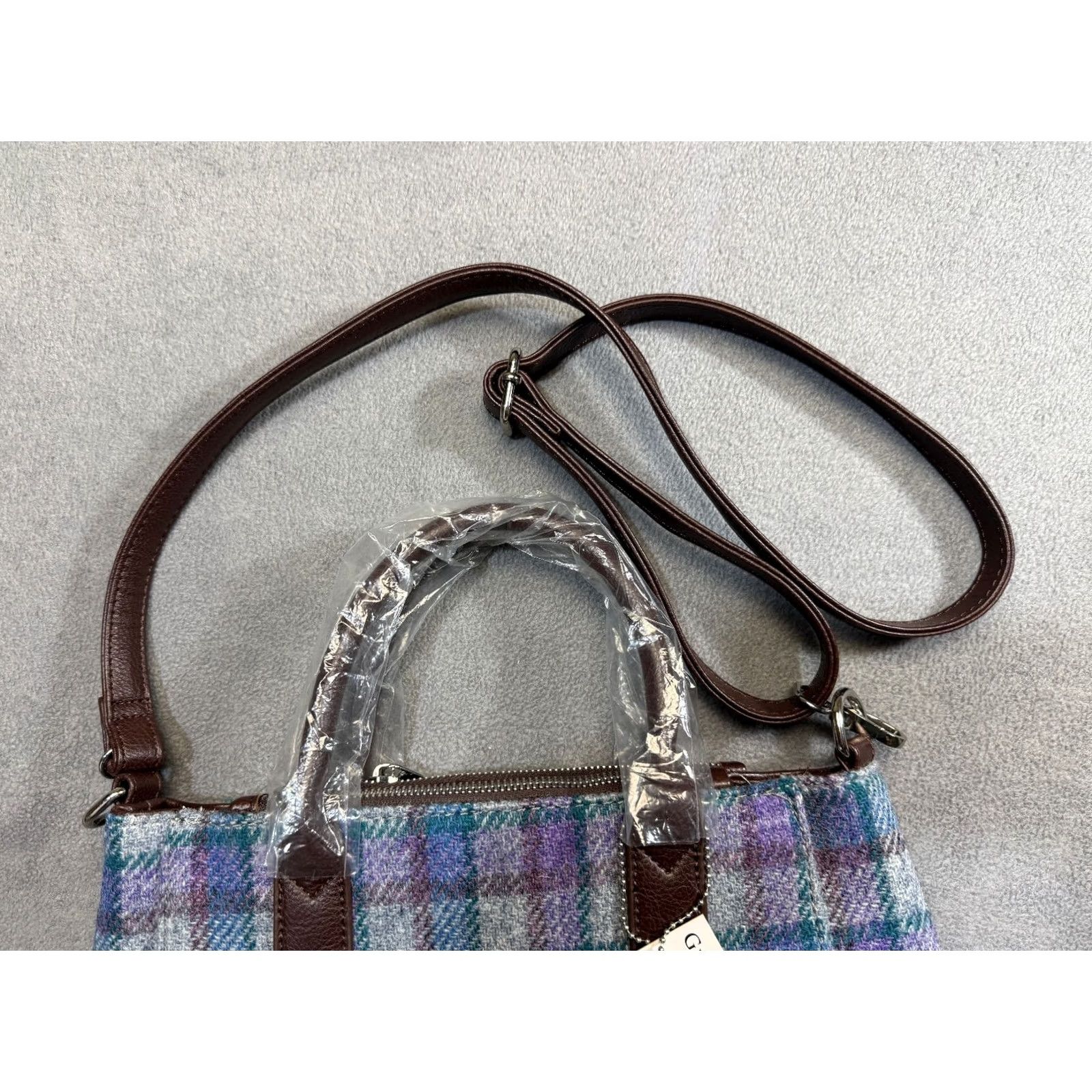 Harris Tweed Glen Appin Of Scotland Harris Tweed shoulder bag Women Multicolor Wool Exterior Bag Style Shoulder Bag Size ONE SIZE - 3 Thumbnail