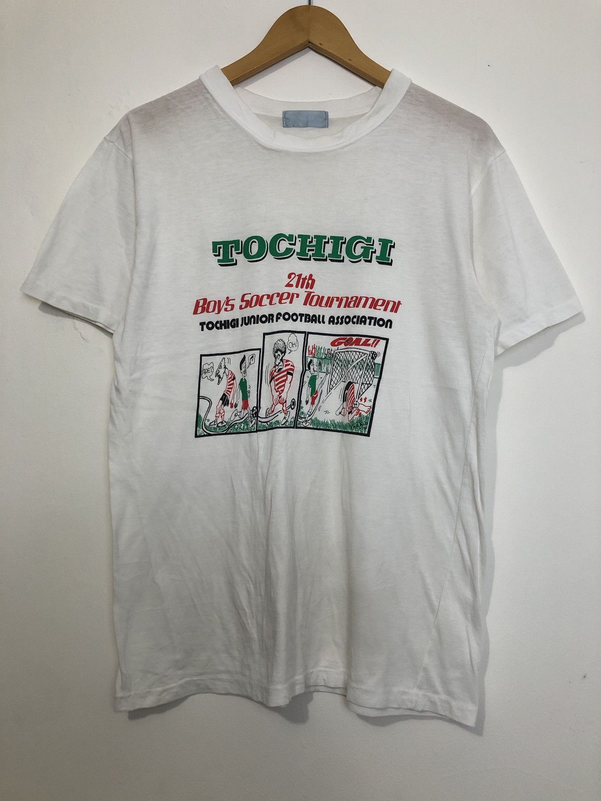 Vintage Vintage Tochigi Soccer T-Shirt Size US M / EU 48-50 / 2 - 1 Thumbnail