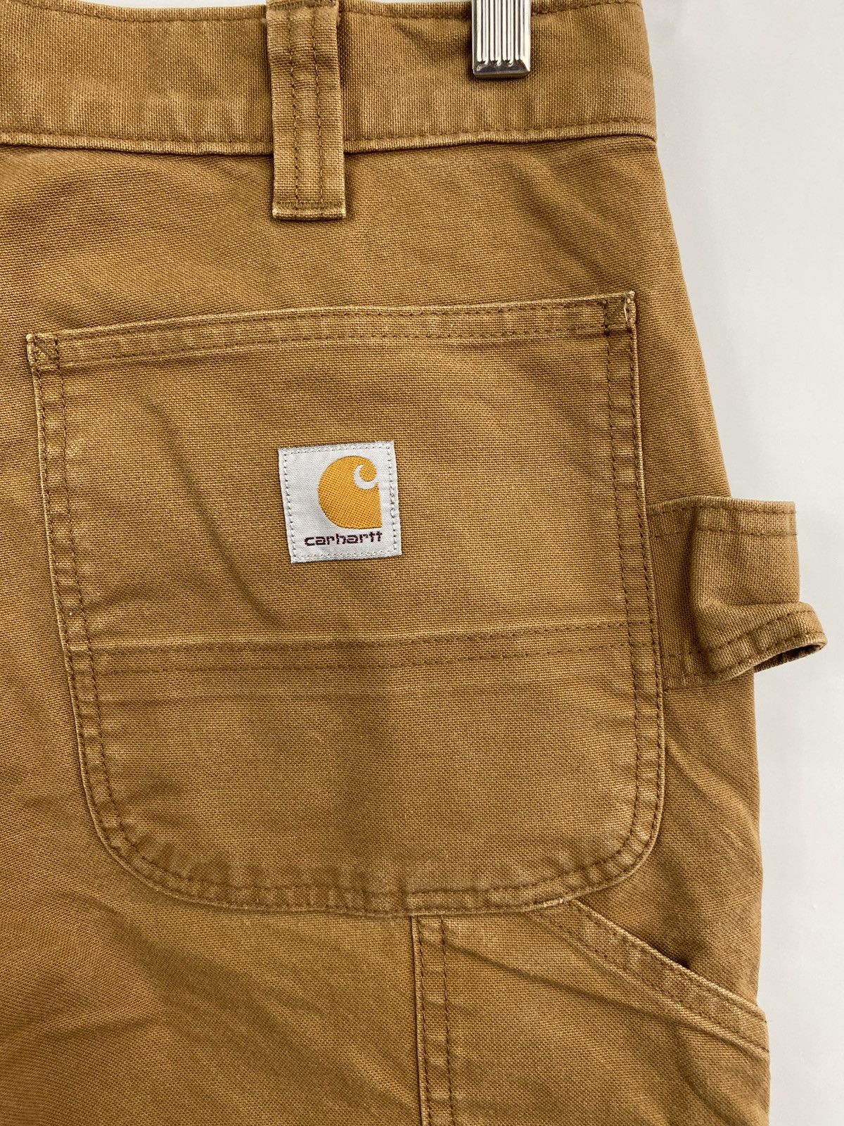 Carhartt 🇺🇸 Vintage 90s Carhartt Double Knees Brown Work Pants Y2K Size US 32 / EU 48 - 4 Thumbnail