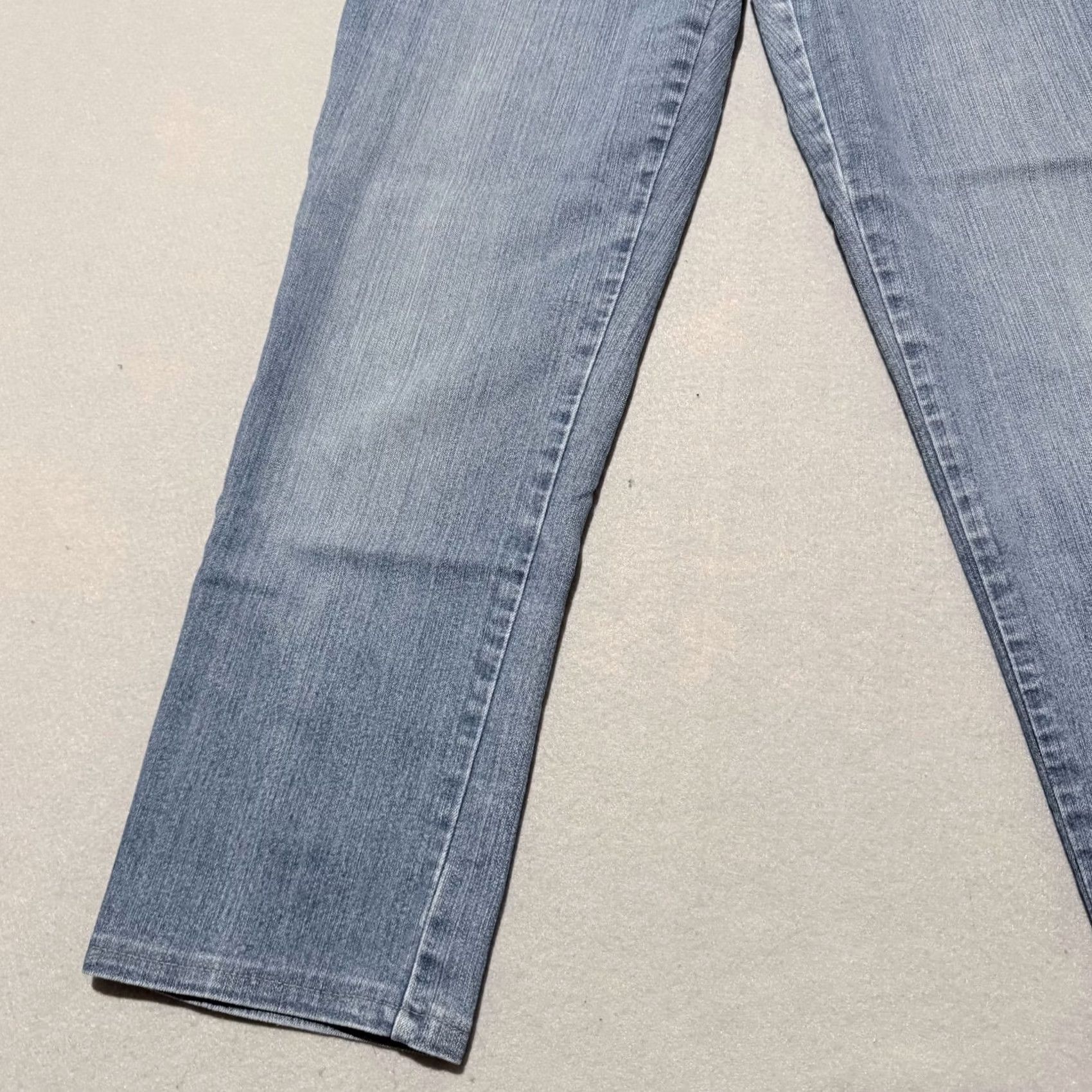 Gloria Vanderbilt Gloria Vanderbilt Amanda Jeans Womens Blue Denim Stretch High Rise Straight - 10 Size 32" / US 10 / IT 46 - 5 Thumbnail