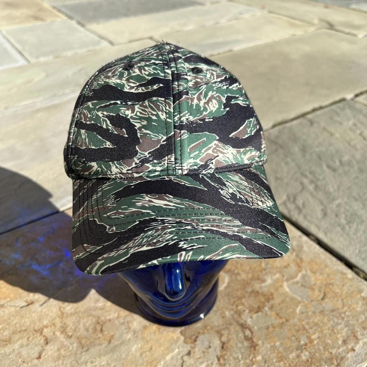 Other Tiger Camo Velcro Strapback Hat Size ONE SIZE - 2 Thumbnail