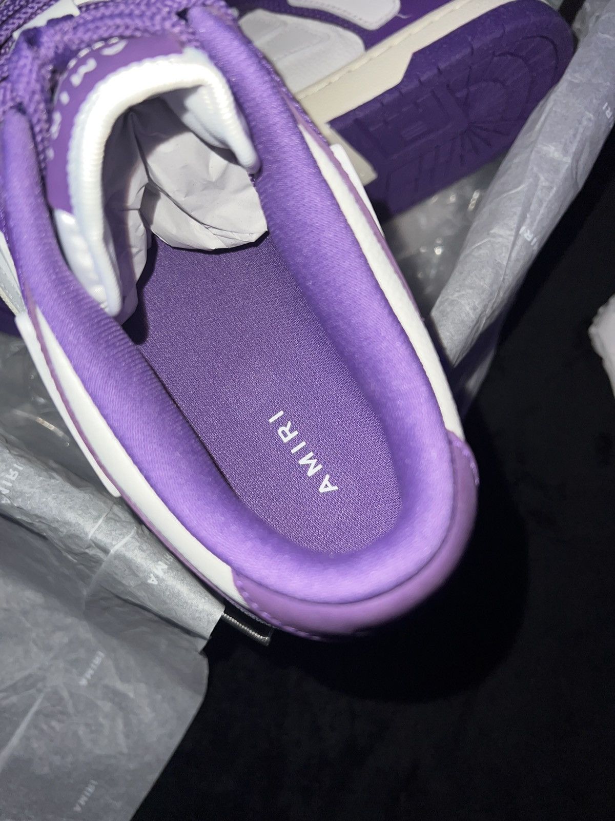 Amiri Amiri Skel Low-Top “Purple” BNWT Size US 11 / EU 44 - 13 Thumbnail