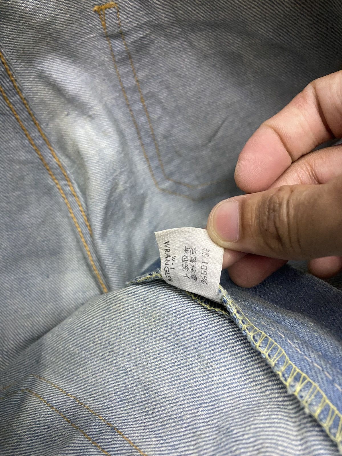 If Six Was Nine 🔥SUPER FLARE DISTRESS DENIM BUSH JEANS WRANGLER JAPAN RUSTY Size 27" / US 4 / IT 40 - 8 Thumbnail