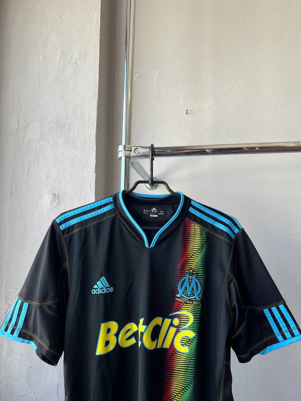 Adidas 2010/11 OLYMPIQUE MARSEILLE THIRD SOCCER JERSEY SHIRT ADIDAS Size US M / EU 48-50 / 2 - 3 Thumbnail
